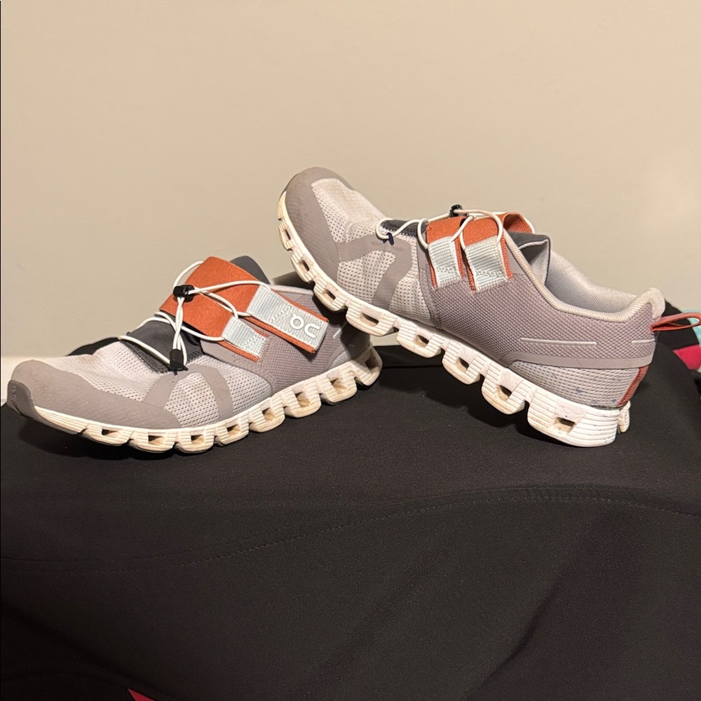 ON Women's Athletic Shoes - Gray and Orange